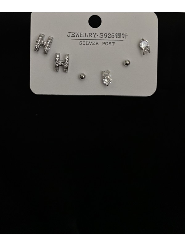 Комплект з 6 гвоздиків срібного кольору 33807