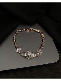 Ніжний браслет замок шарнір золотого кольору 33828