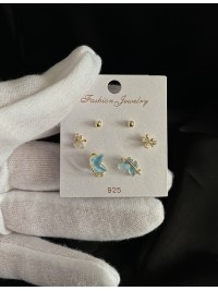 Комплект з 6 гвоздиків золотого кольору 33836