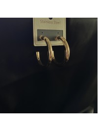 Кільця застібка - пусет золотого кольору 33840