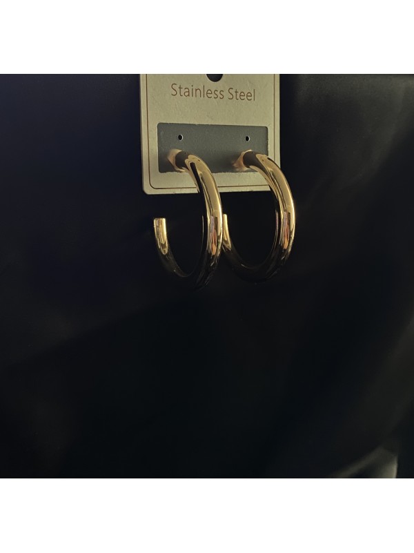 Кільця застібка - пусет золотого кольору 33840