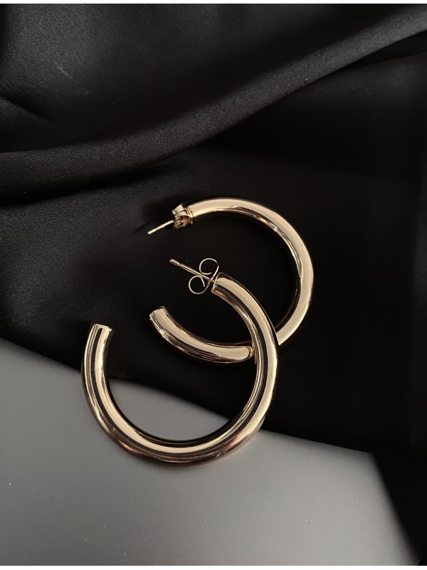 Кільця застібка - пусет золотого кольору 33840