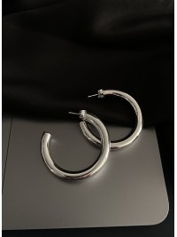 Кільця застібка - пусет срібного кольору 33841