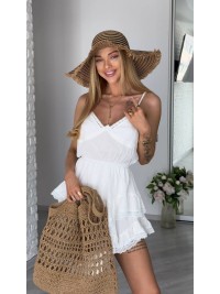 Лiтнiй сарафан мiнi молочного кольору 33873