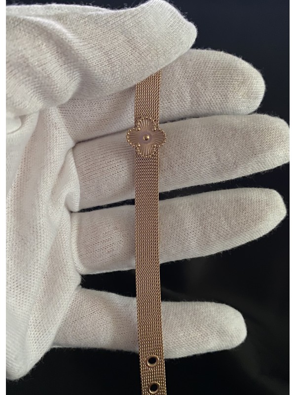 Браслет Конюшина замок пряжка золотого кольору 33874