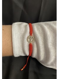 Червона нитка зі знаком пацифік на затяжці 33995