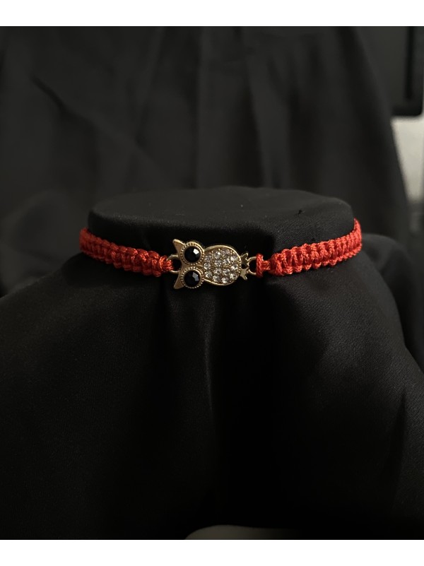 Червона нитка з Совою на затяжці 33999