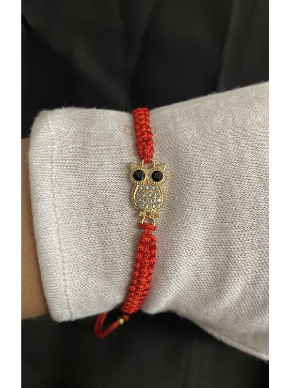 Червона нитка з Совою на затяжці 33999