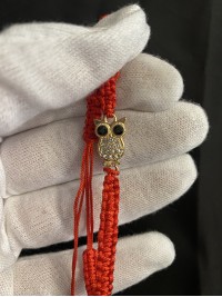 Червона нитка з Совою на затяжці 33999
