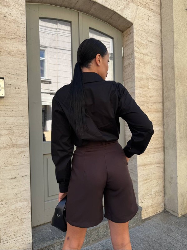 Жiночi бермуди коричневого кольору 34150