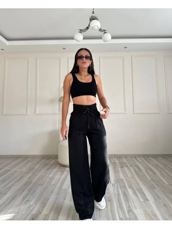 Жіночі спортивні штани чорного кольору 34341