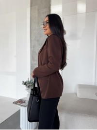 Жіночий пiджак коричневого кольору 34483