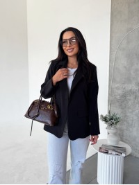 Жіночий пiджак чорного кольору 34484