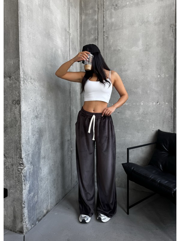 Жiночi спортивнi штани коричневого кольору 34607