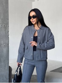 Жiночiй прогулянковий костюм графiтового кольору 34611