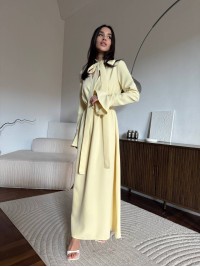 Вечiрня сукня максі жовтого кольору 34626