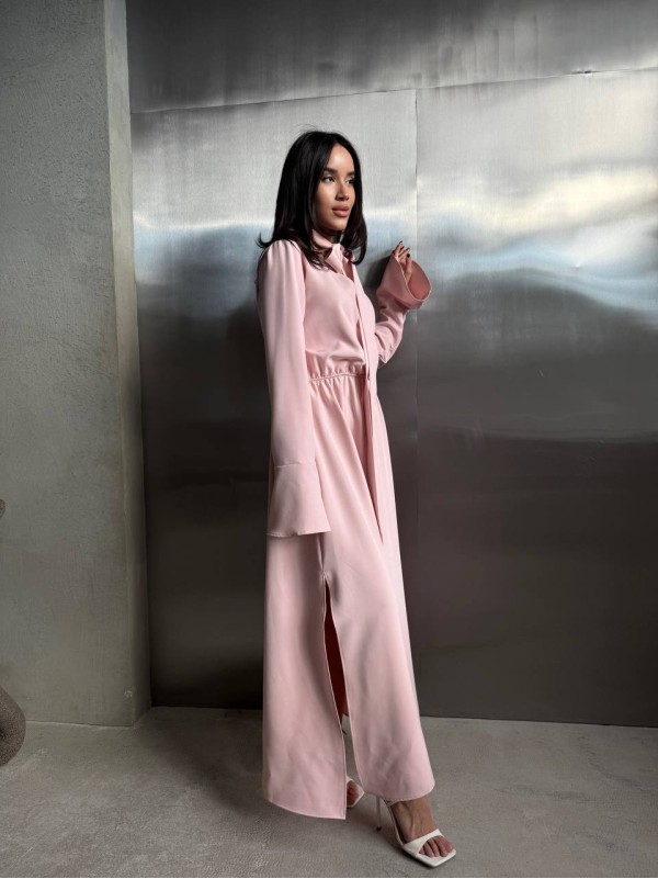 Вечiрня сукня максі рожевого кольору 34628