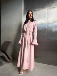 Вечiрня сукня максі рожевого кольору 34628