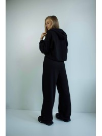 Жіночий спортивний костюм чорного кольору 34676