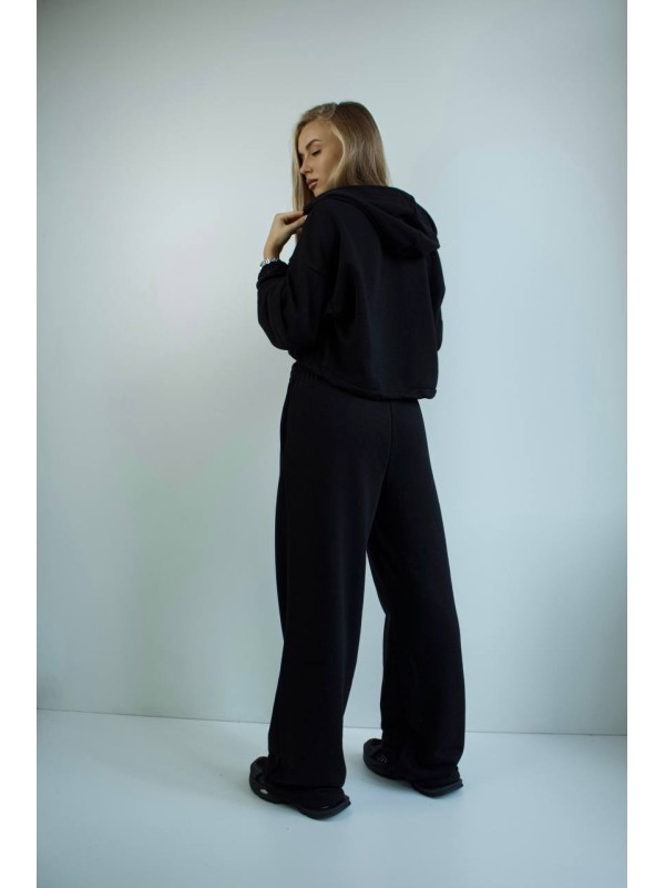 Жіночий спортивний костюм чорного кольору 34676
