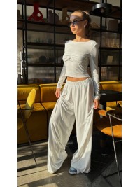 Жiночiй прогулянковий костюм молочного кольору 34708