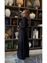 Жiночiй прогулянковий костюм чорного кольору 34709