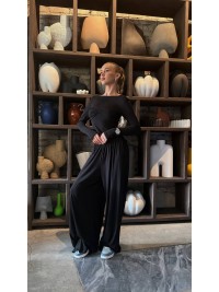 Жiночiй прогулянковий костюм чорного кольору 34709