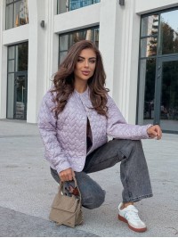 Жіноча легка куртка лiлового кольору 34724