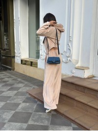 Жіночий вечiрнiй костюм (бодi+спiдниця максi) червоного кольору 35930