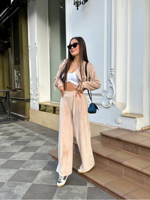 Жіночий вечiрнiй костюм (бодi+спiдниця максi) червоного кольору 35930