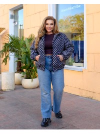 Жіноча базова куртка чорного кольору 34880