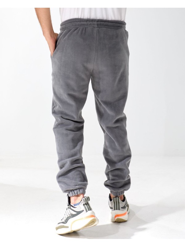 Чоловiчi спортивнi штани з флiсу сiрого кольору 34959