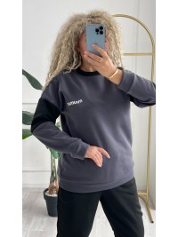 Жіночий телий костюм графiтового кольору 34965