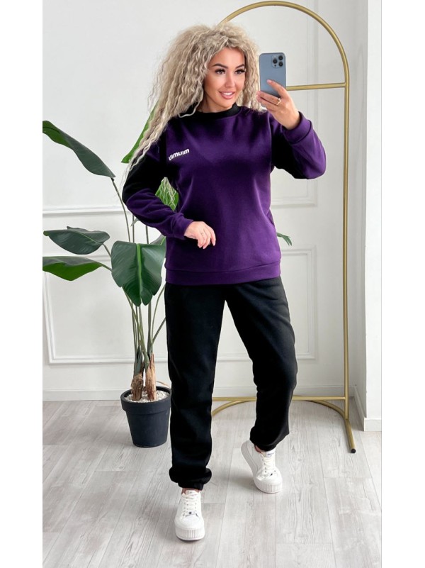 Жіночий телий костюм фiолетового кольору 34966