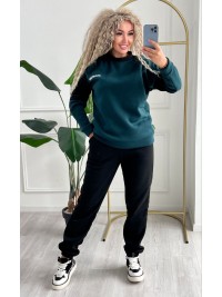 Жіночий телий костюм зеленого кольору 34967