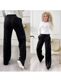 Жiночi велюровi штани чорного кольору 34995