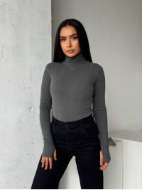 Жіночий термогольф графiтового кольору 35017