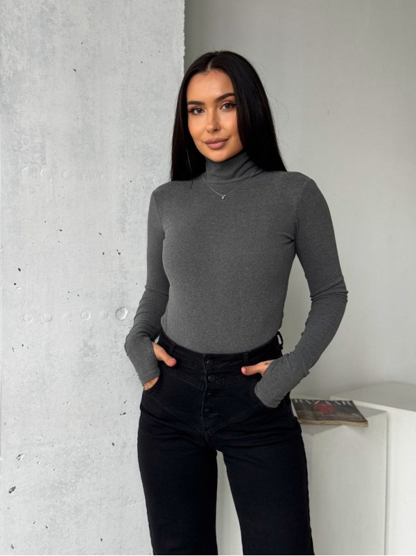 Жіночий термогольф графiтового кольору 35017