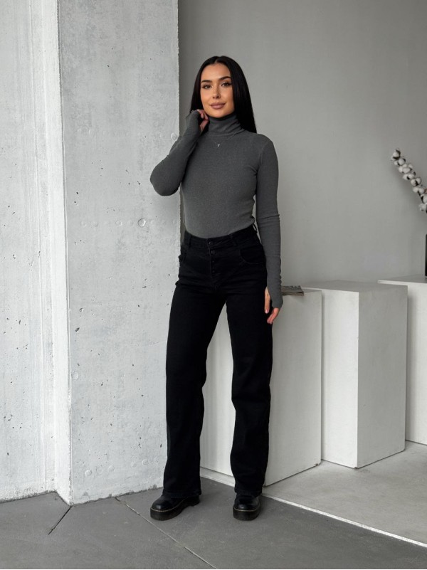 Жіночий термогольф графiтового кольору 35017