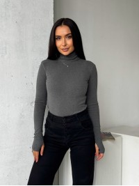 Жіночий термогольф графiтового кольору 35017