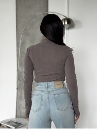 Жіночий термогольф кавового кольору 35383