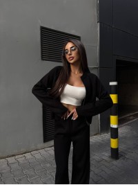 Унiверсальний жiночий костюм 2-ка чорного кольору 35463