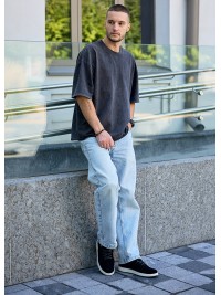 Чоловічі туфлі з натуральної замші на шнурівці чорного кольору 35472