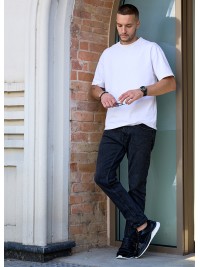 Чоловічі кросівки з натуральної шкіри чорного кольору 35473