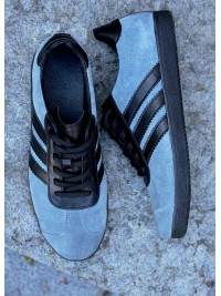 Чоловічі кеди з натуральної замші сірого кольору 35550