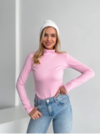 Жіночий теплий гольф рожевого кольору 35579