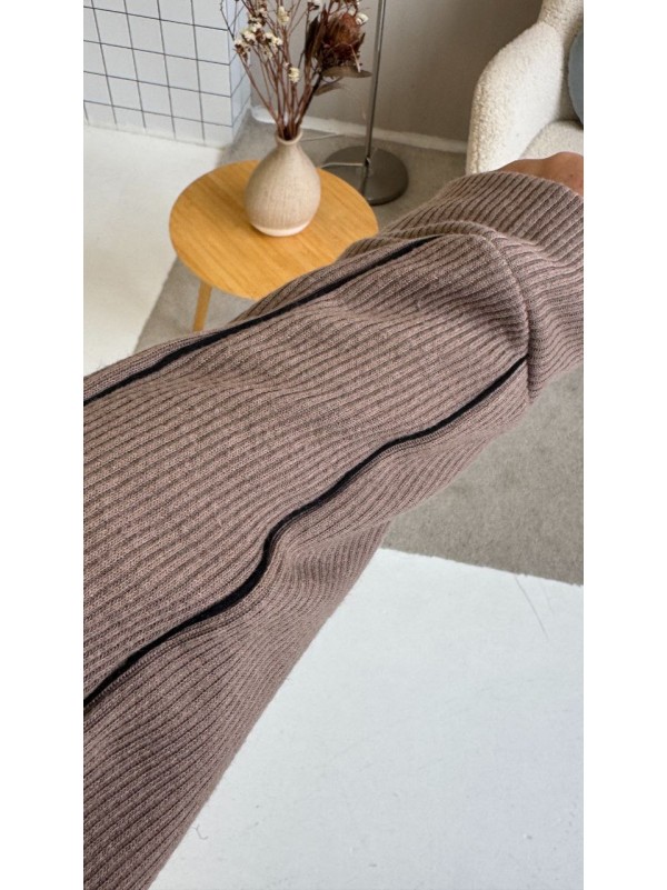 Теплий жiночий костюм з ангори кавового кольору 35824