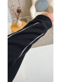 Теплий жiночий костюм з ангори чорного кольору 35825