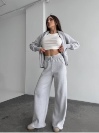 Жiночий прогулянковий костюм сiрого кольору 35954