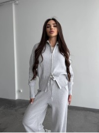 Жiночий прогулянковий костюм сiрого кольору 35954